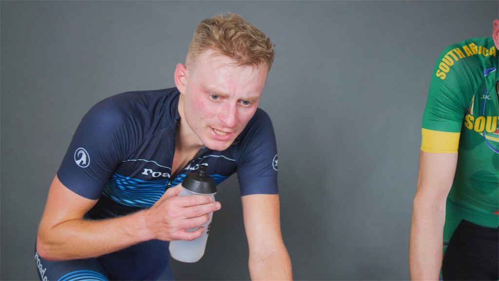 2023 turbo road.cc kit taking a drink hydration