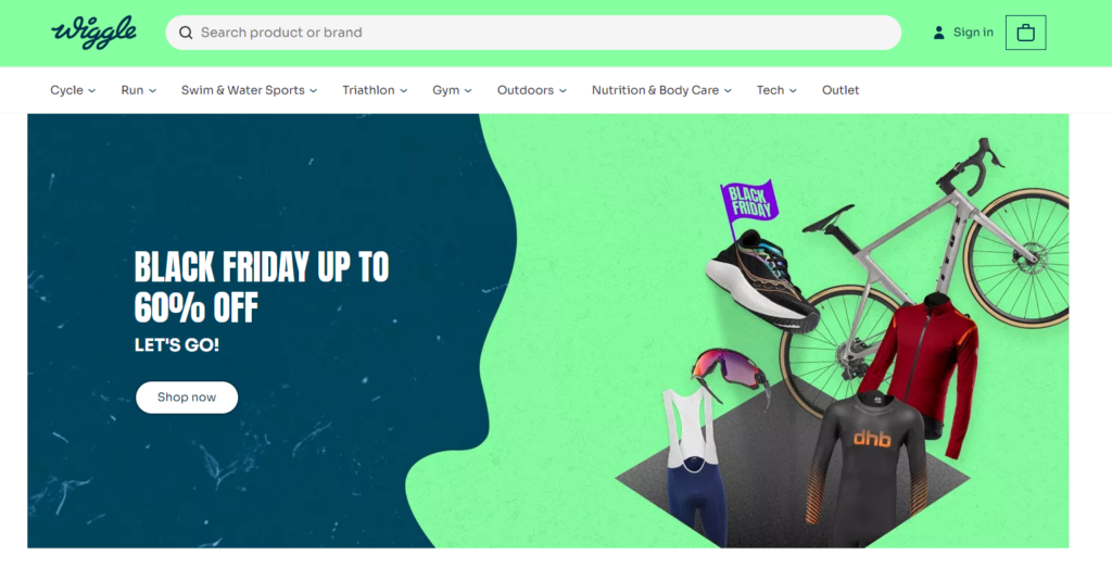 Wiggle Black Friday sale