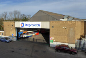 Stagecoach bus garage (Robin Webster CC BY-SA 2.0)