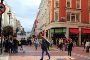 Grafton Street, Dublin (credit: Daniel X. O’Niel)