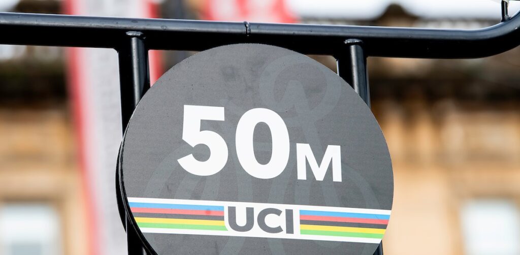 UCI sign (Allan McKenzie/SWpix.com)