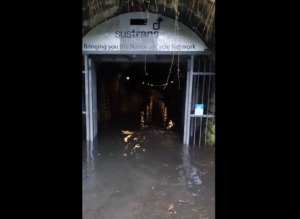 Bath Two Tunnels cycle route flooding