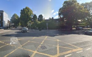Herbert Park and Morehampton Road junctin, Dublin