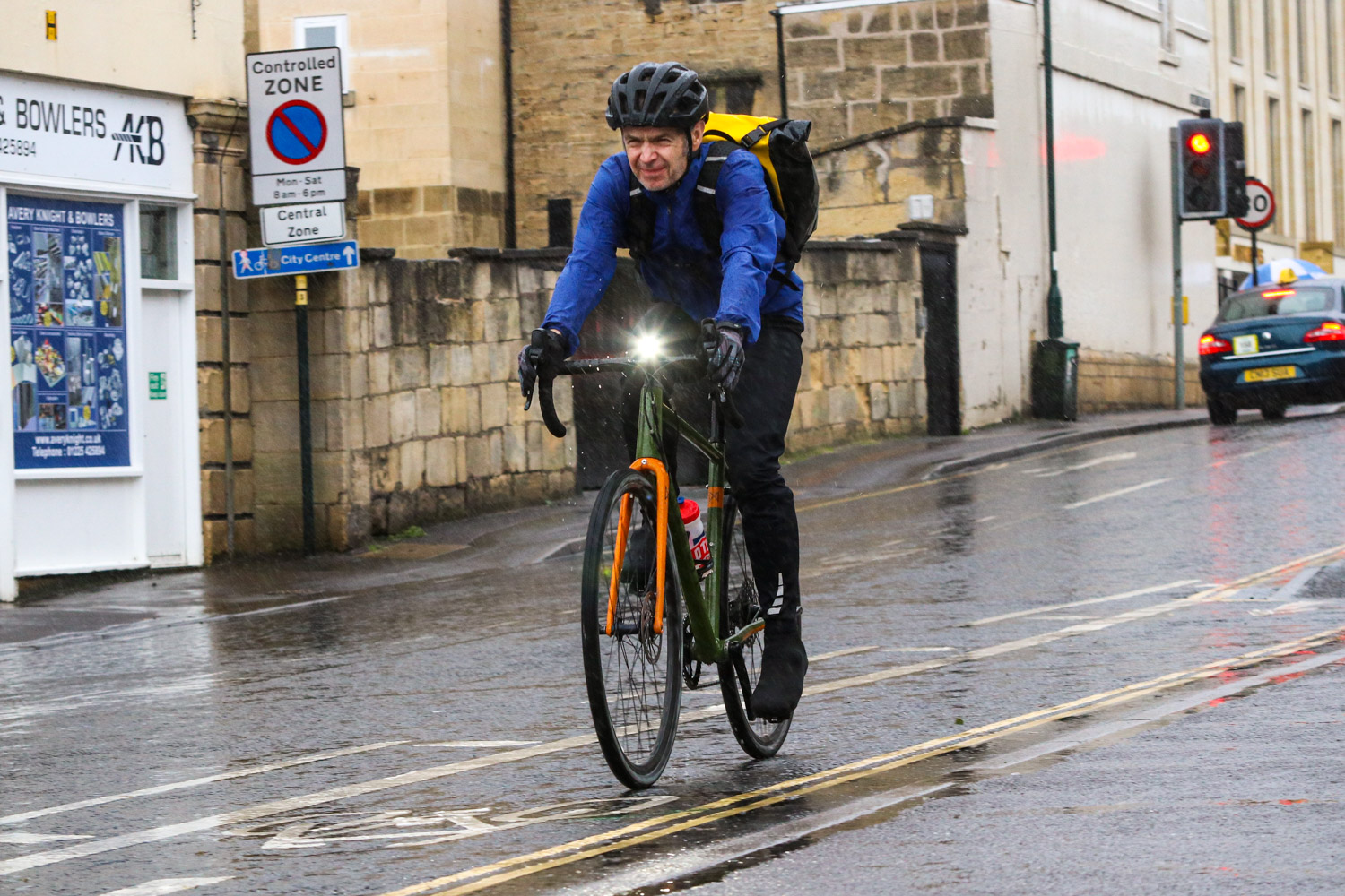 Riding in the rain 5