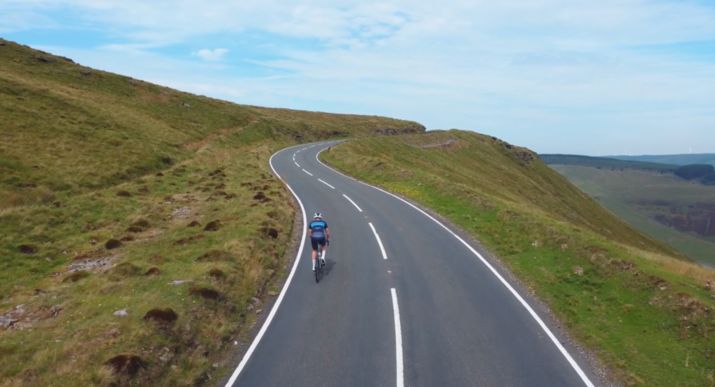 2023 Jamie riding shot Bwlch climb