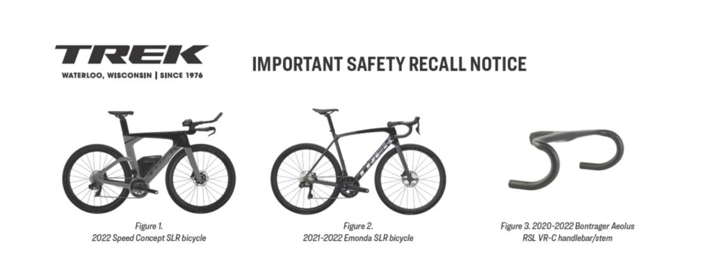 Trek recall press release