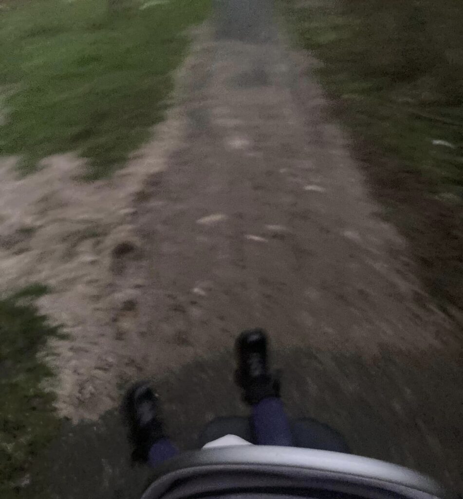 Sewage on Mirehouse cycle path