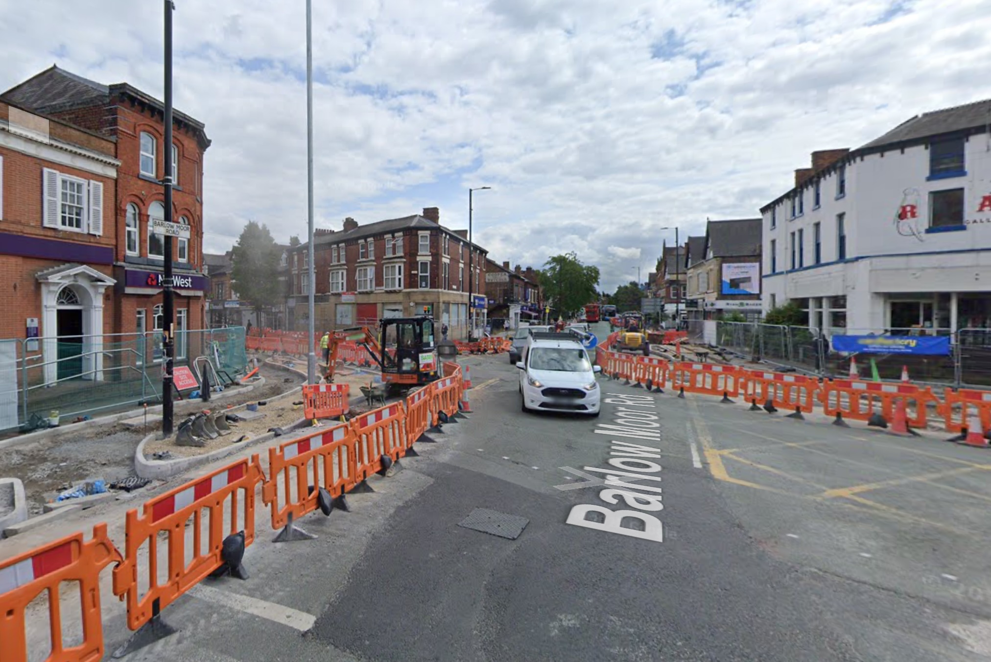 Charlton Bee Network Construction, July 2025