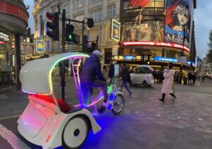 Pedicab in London