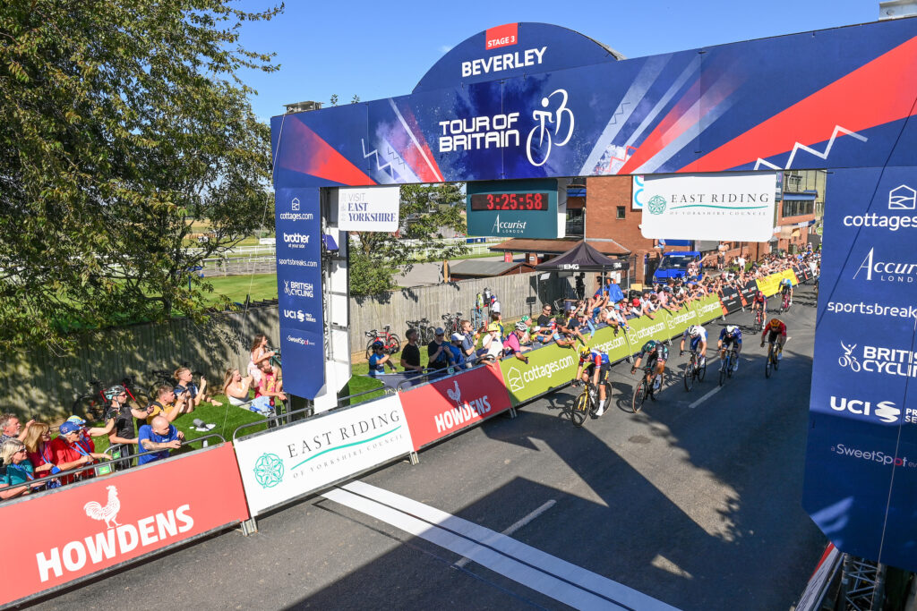 2023 Tour of Britain stage three, Olav Kooij wins again (SWpix.com/Simon Wilkinson)