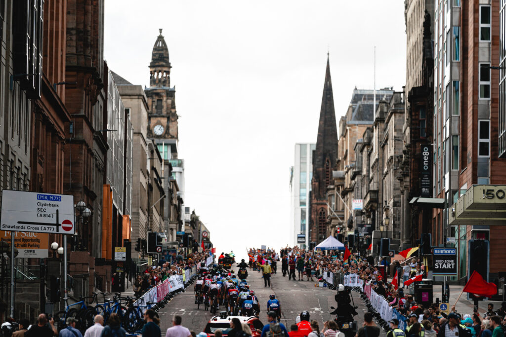Women’s road race, Glasgow 2023 World Championships (Thomas Maheux/SWpix.com)