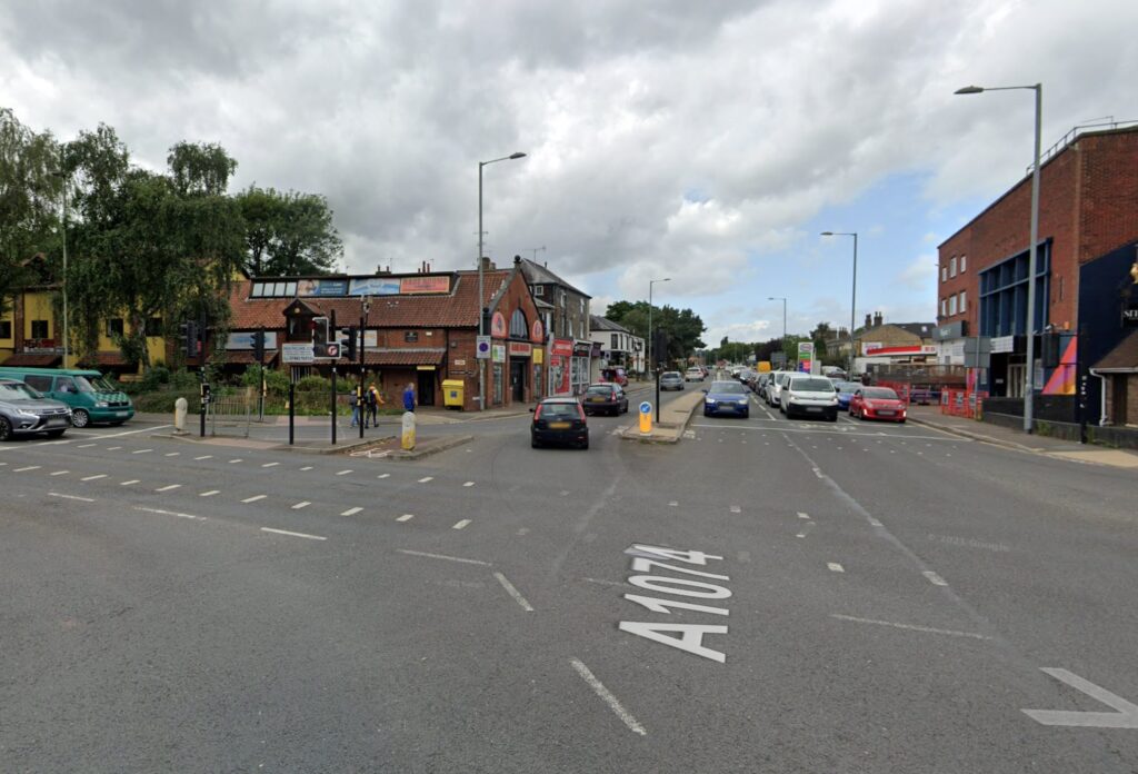 Dereham Road and Grapes Hill junction, Norwich