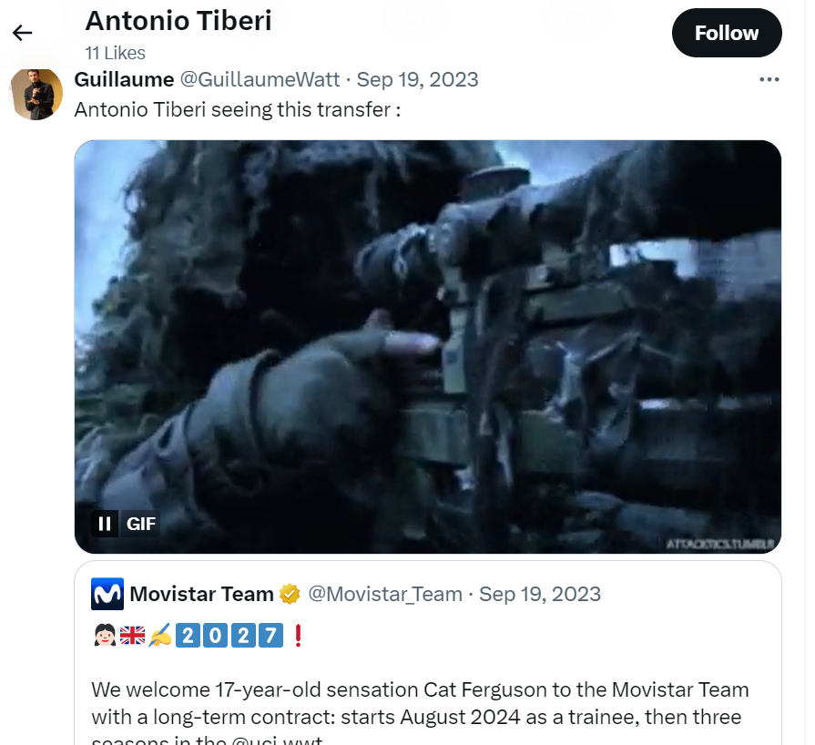 Tiberi tweet