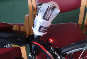 Water bottle saddle