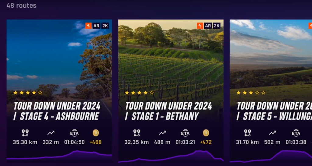 2024 Rouvy routes Prepare for your target cycling event like a pro