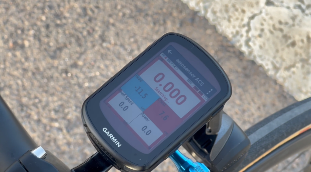2024 AeroSensor drag device Garmin CdA drag