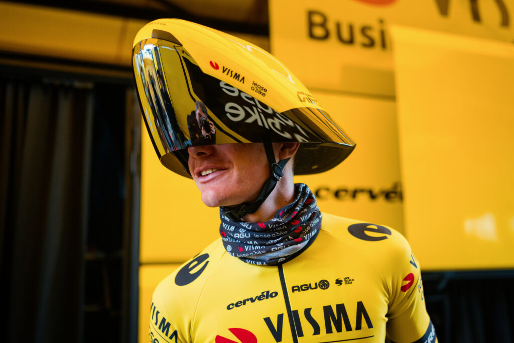 Visma-Lease a Bike Giro TT helmet 2024