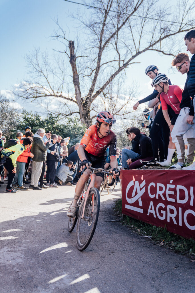 Geraint Thomas, 2024 Strade Bianche (Zac Williams/SWpix.com)