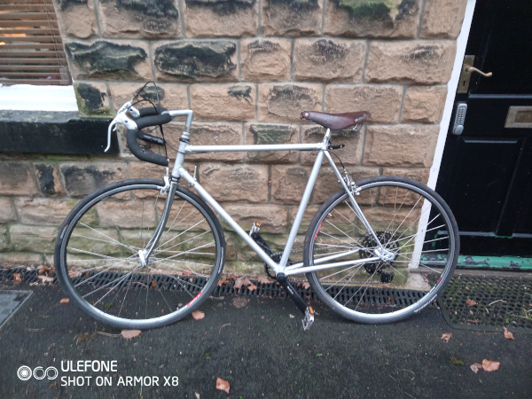 Fundraising bike, Leeds to Brighton