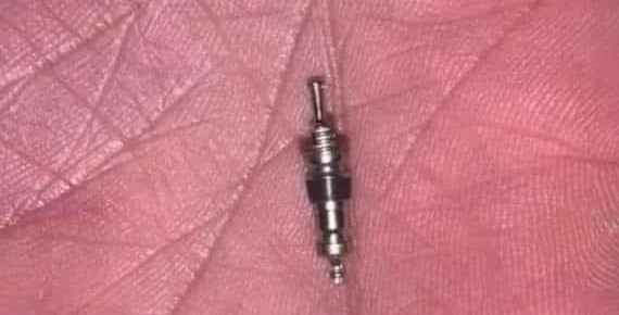 Covid conspiracy theory about bike inner tube valve