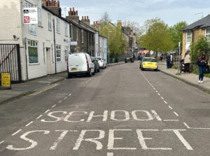 Norfolk Street ‘School Street’ outside St Matthew’s Primary School