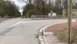 Paris-Roubaix Arenberg Forest ‘chicane’ (Stefano Rizzato)