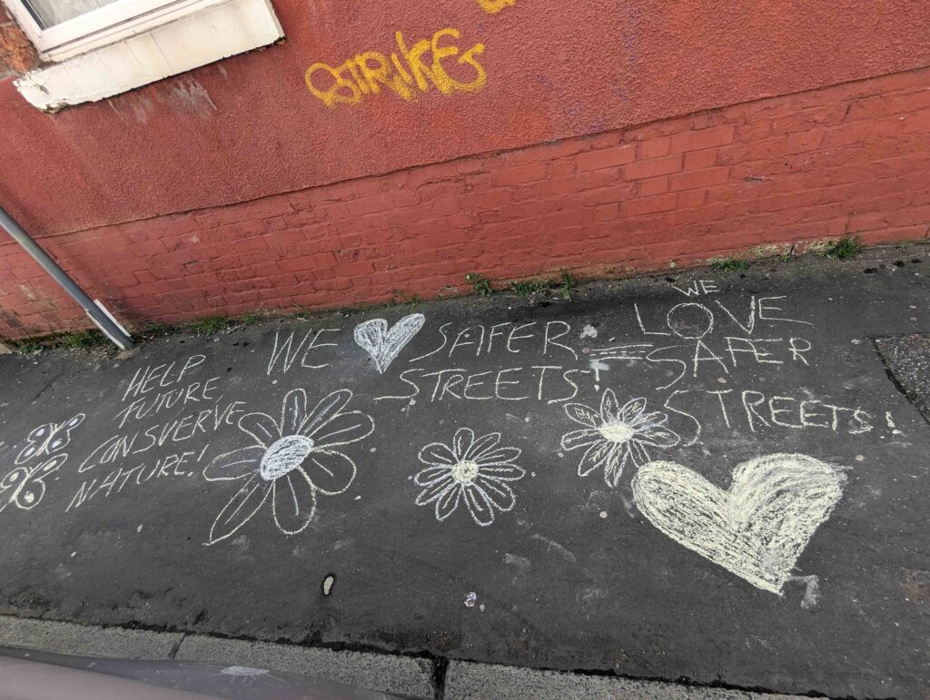 Parsonage Safer Streets, Manchester (image supplied by Love Withington Streets)