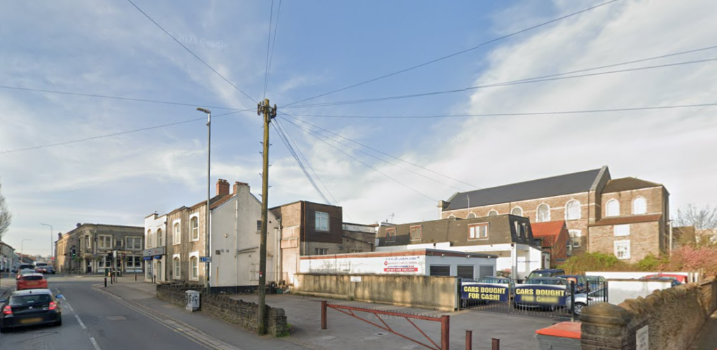 AB Autos and proposed development site