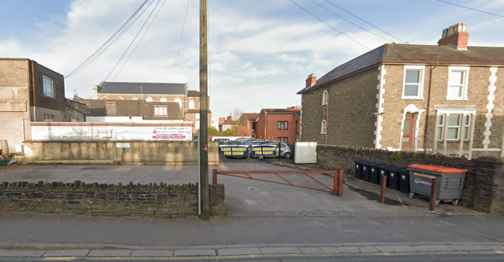 AB Autos and proposed development site (Google Maps)