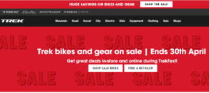 Trek sale April 2024