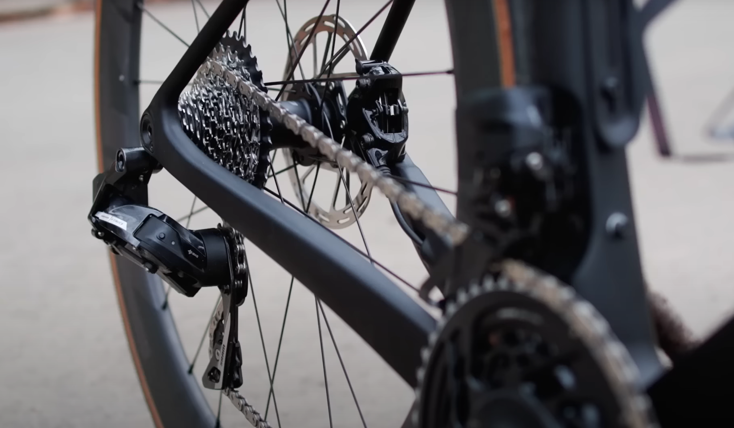 2023 Sram Force AXS gear range chain line