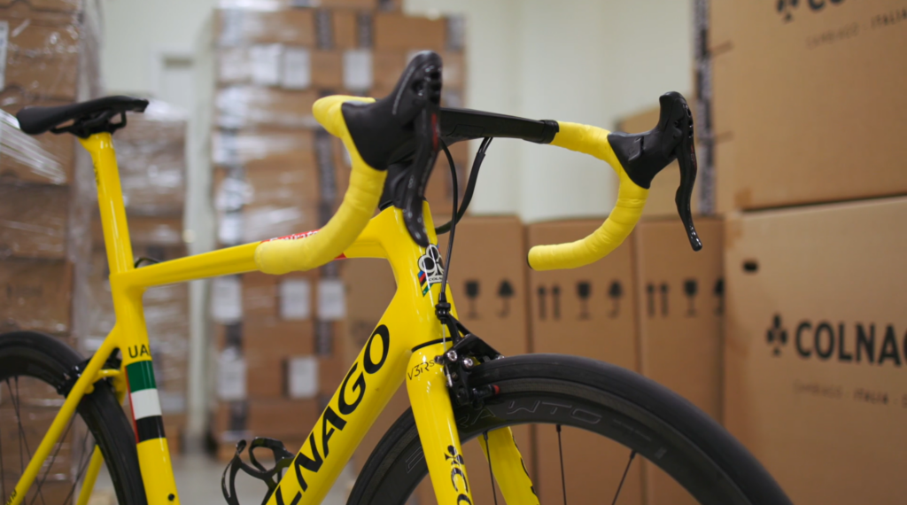 2024 Colnago V3rs pogacar yellow tour de france rim brake bike 2
