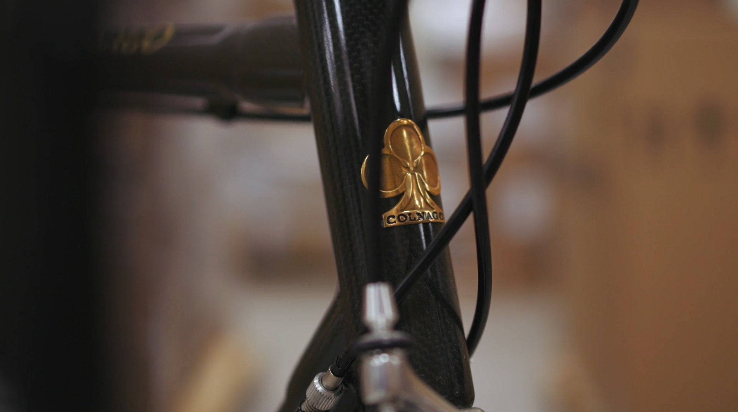 2024 Colnago C40 Gold headtube badge