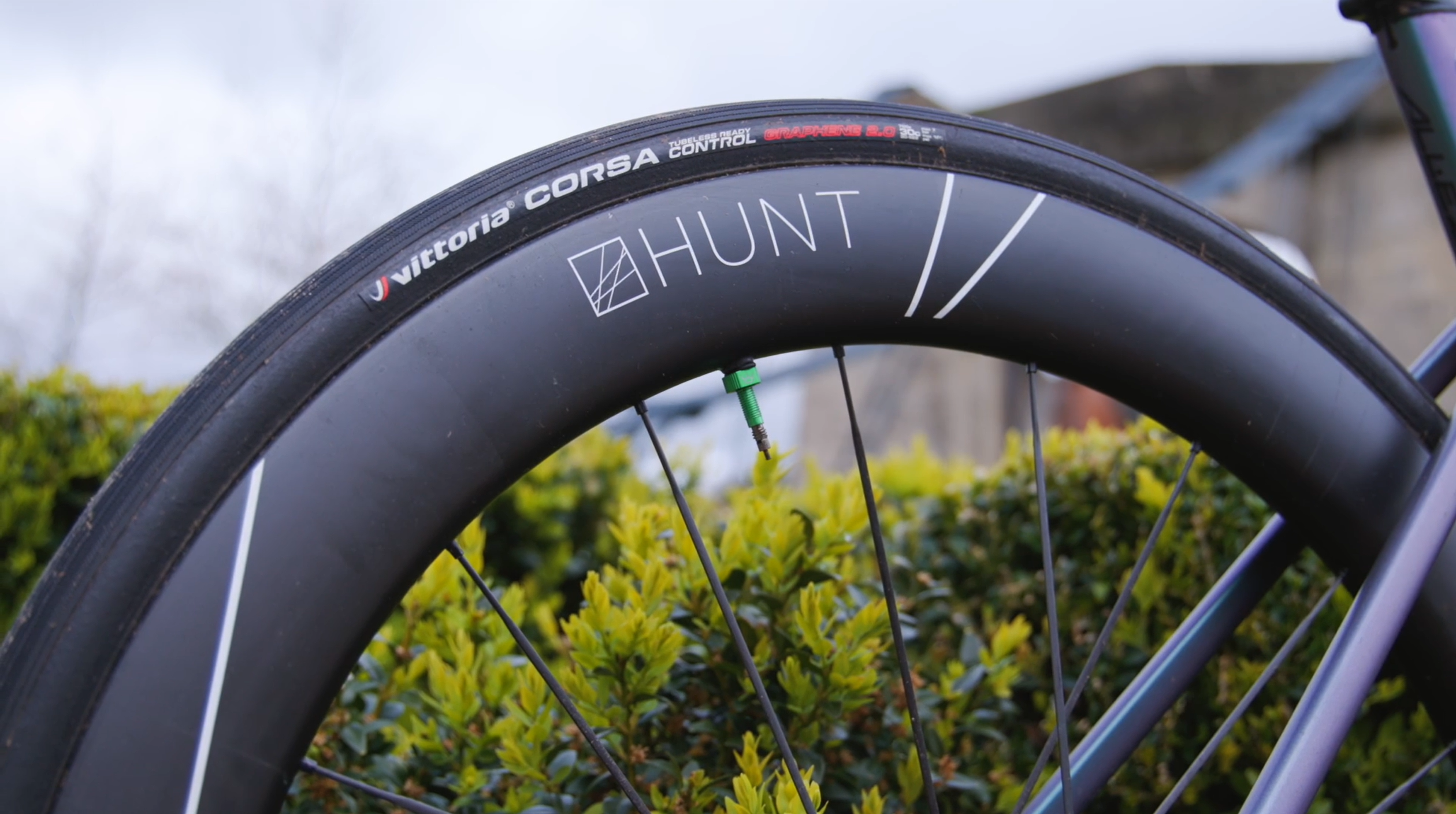 2024 Vittoria Corsa Control 30mm tyre on Hunt Limitless deep rim