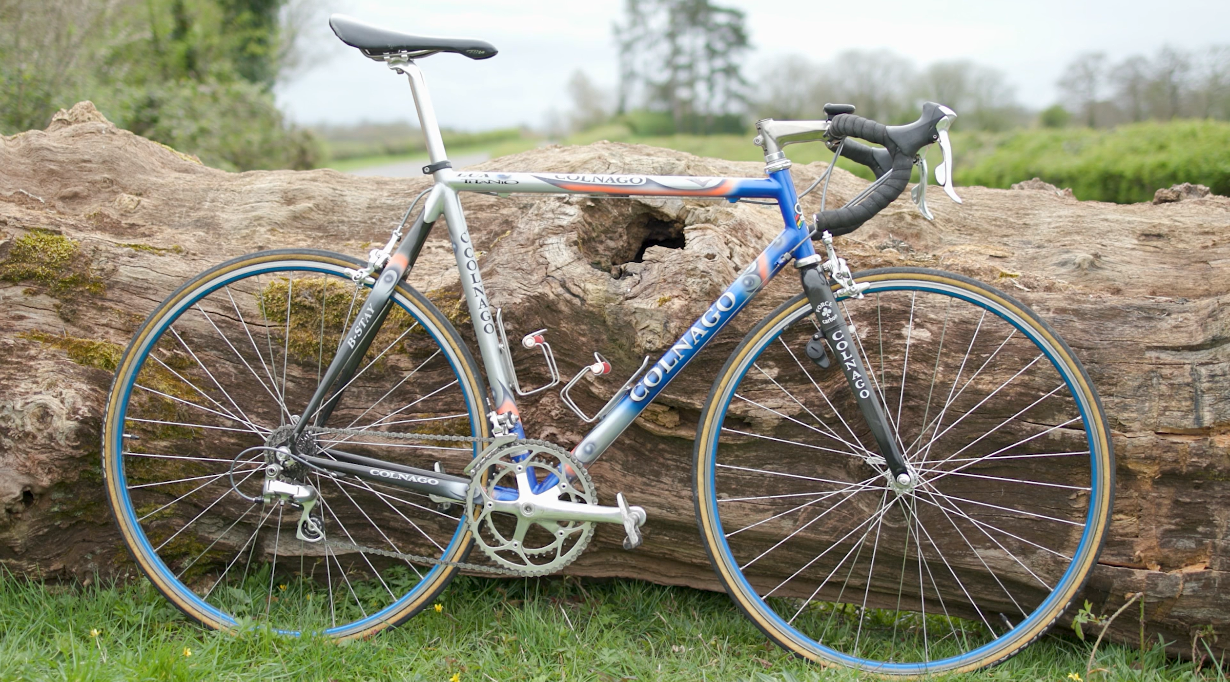 2024 New biken vs old bike Colnago CT1 side shot