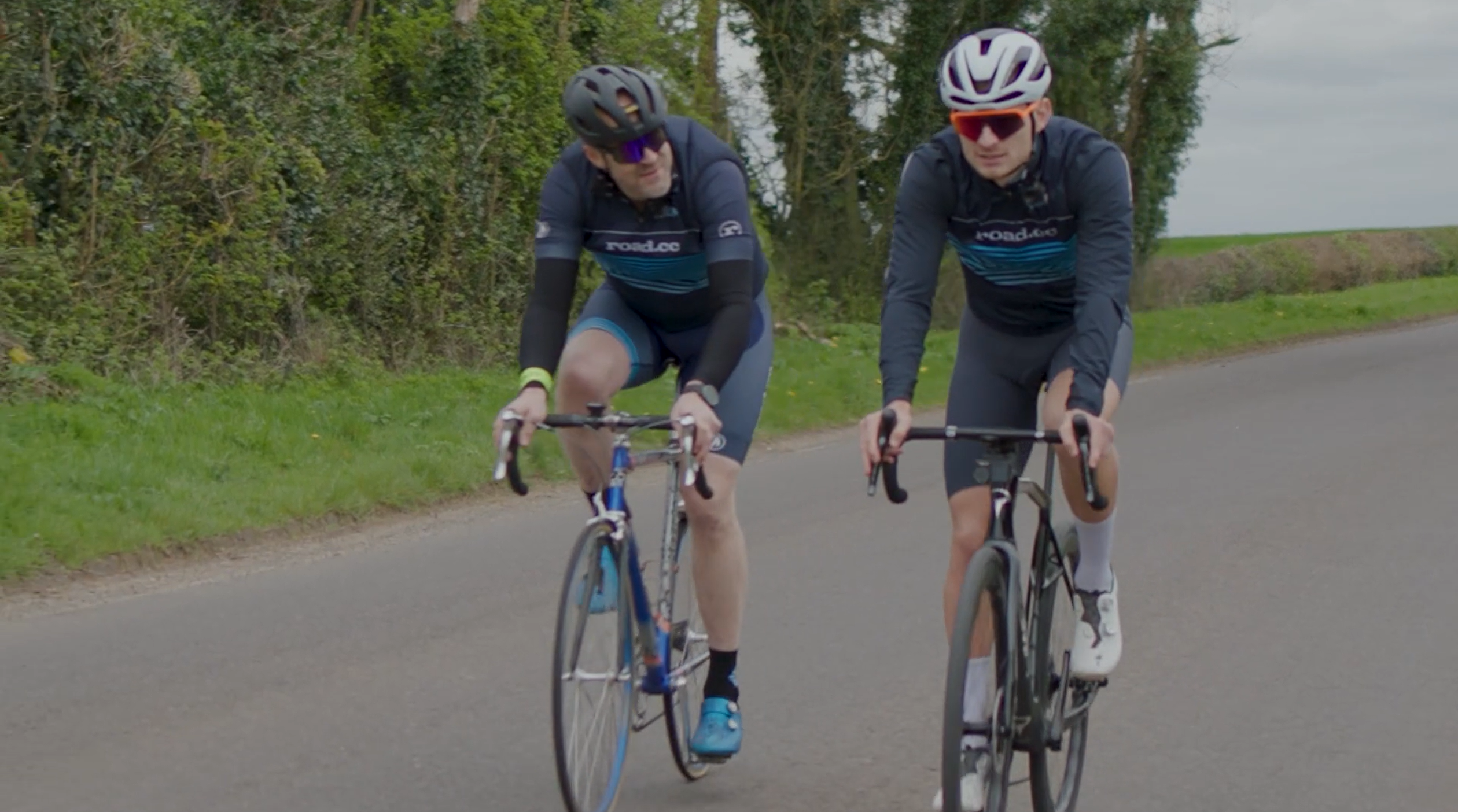 2024 New biken vs old bike Jamie and Dave road.cc kit