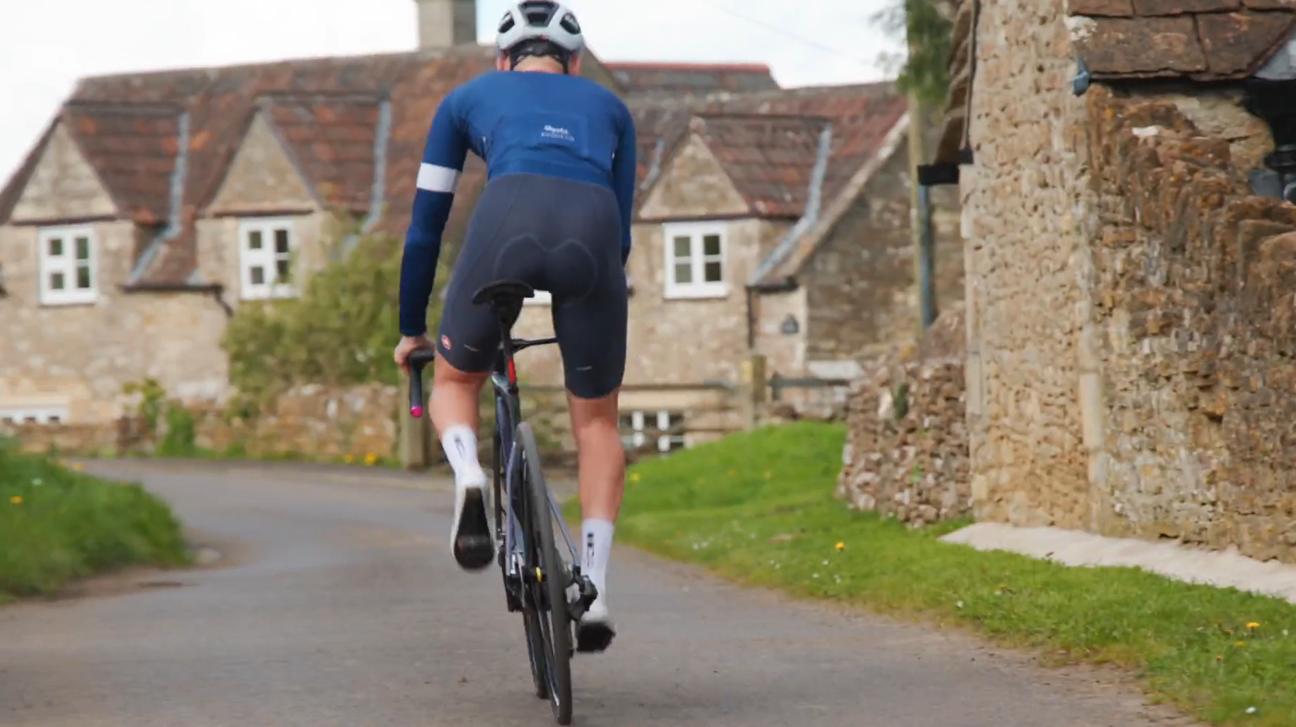 2024 Van Rysel NCR endurance bike out the saddle