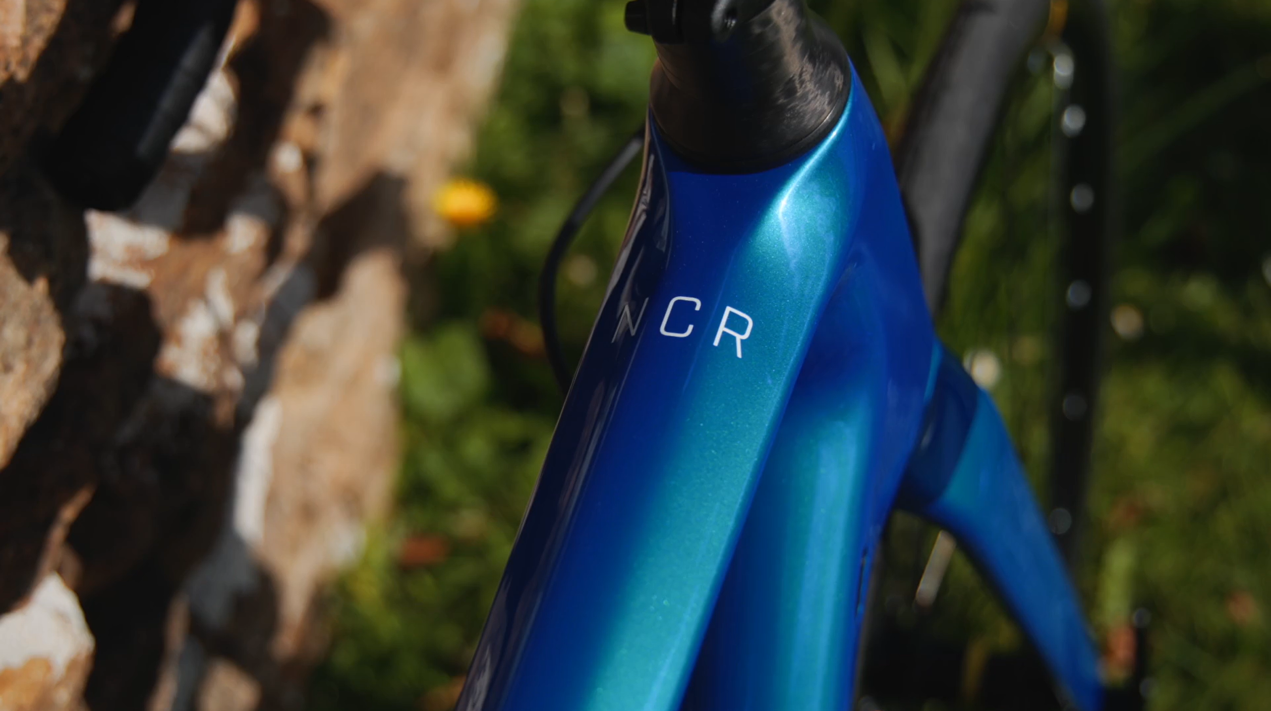2024 Van Rysel NCR endurance bike top tube logo