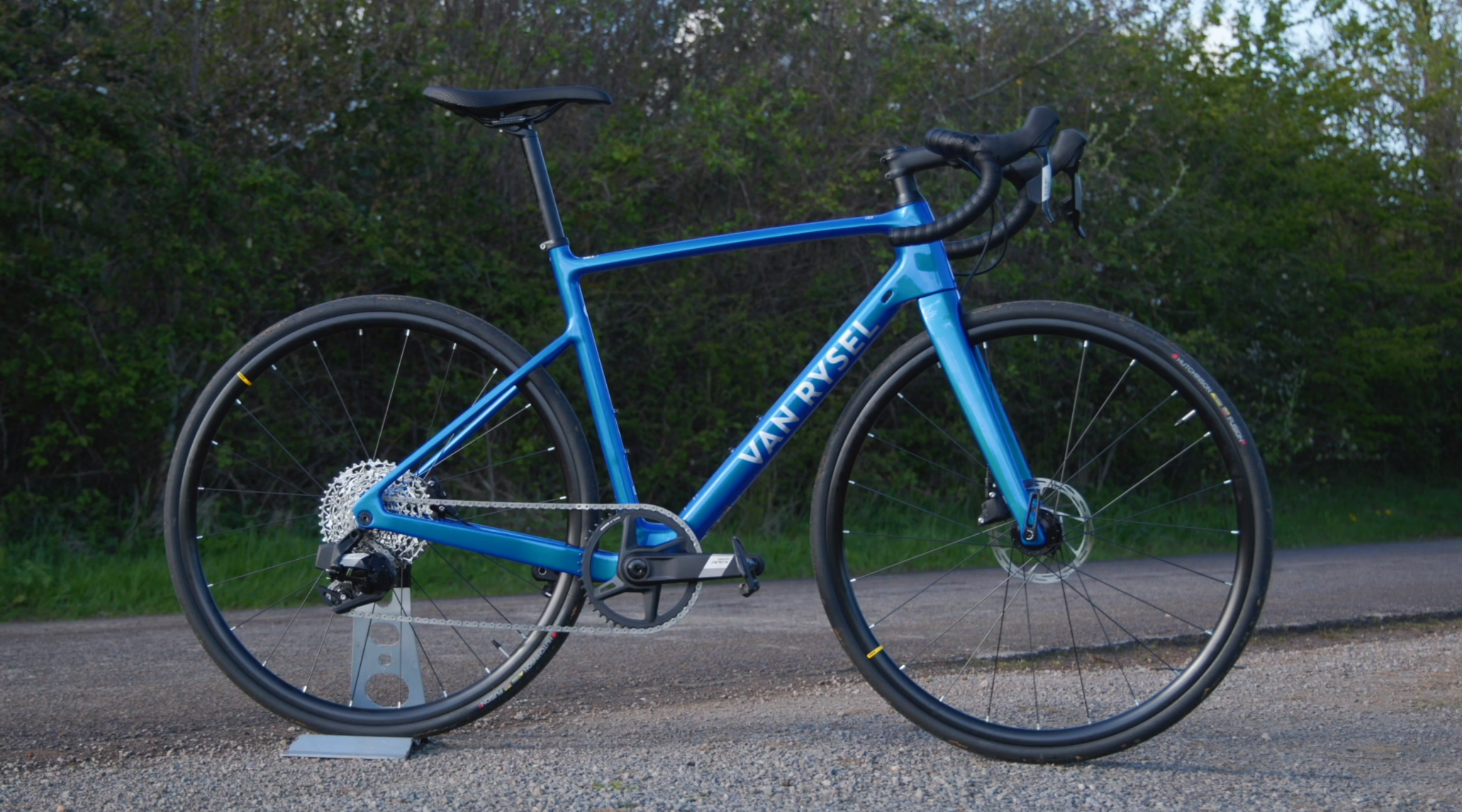2024 Van Rysel NCR endurance bike geometry side shot