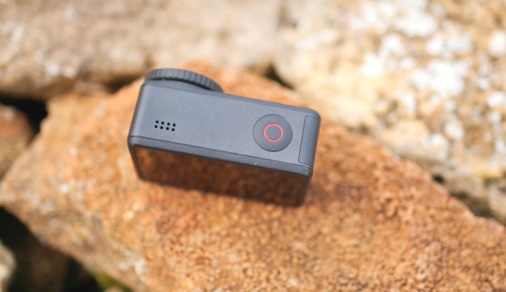 2024 DJI Osmo Action 4 camera shoot button