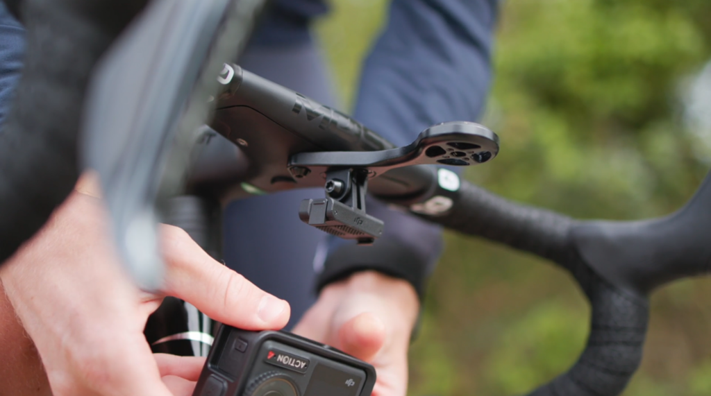 2024 DJI Osmo Action 4 camera mount on bike