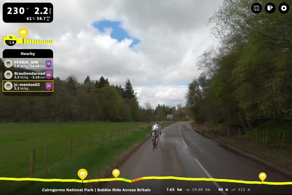 2024 rouvy cairngorms national park riding