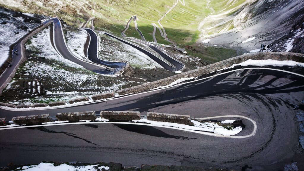 Stelvio hairpins