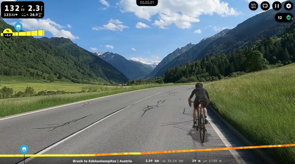2024 Bruck to Edelweissspitze Rouvy