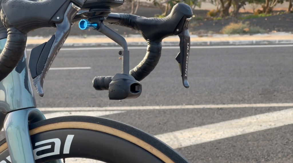 2024 AeroSensor drag device fitted to bike