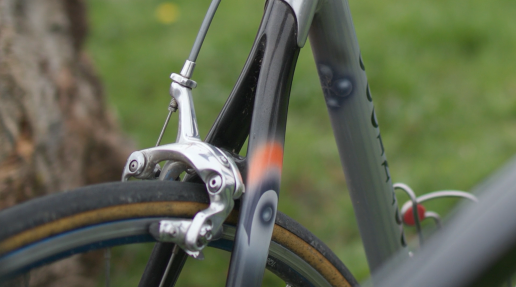 2024 New bike vs old bike Colnago CT1 rear rim brake caliper