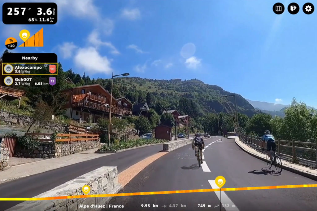2024 Rouvy alp d&rsquo;huez climb