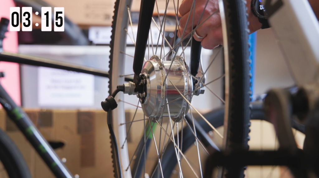 2024 commuting challenge Swytch front wheel motor
