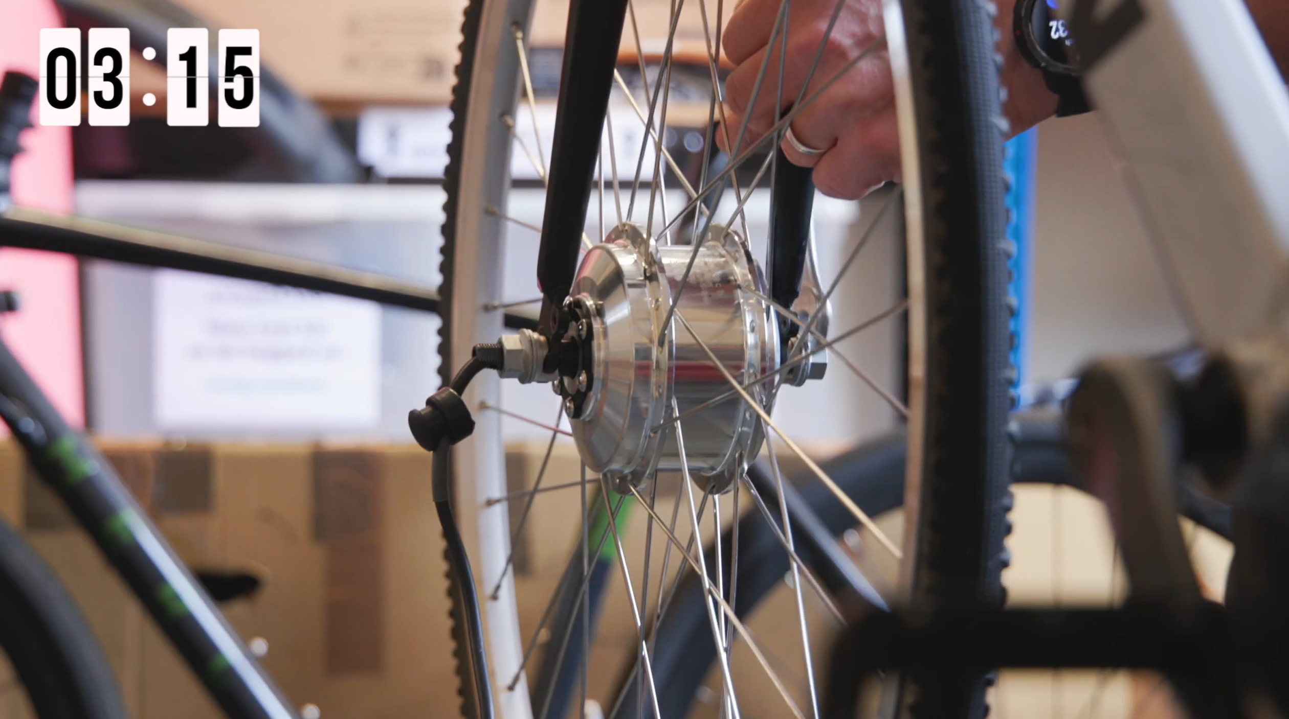 2024 commuting challenge Swytch front wheel motor