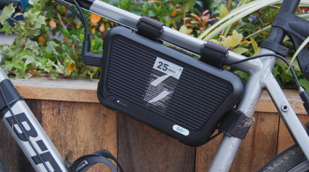 2024 commuting challenge Swytch Go+ battery pack fitted